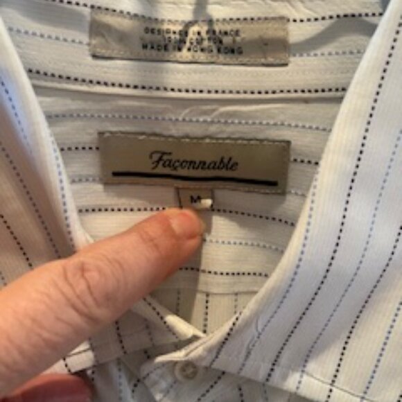 Faconnable Men's Shirt, Medium - Picture 2 of 5